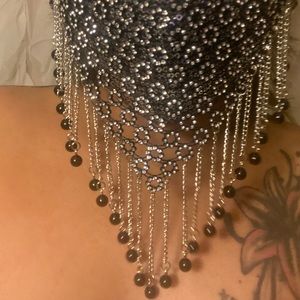 Sparkly Rhinestone Mask